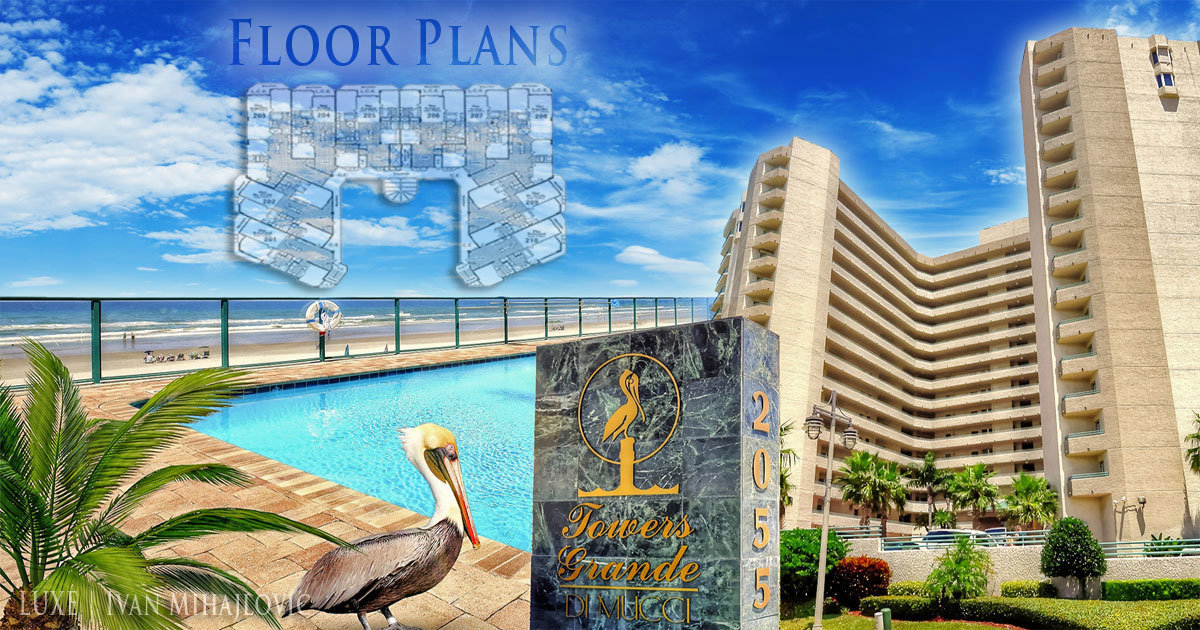 Towers Grande Condo Floor Plan Daytona Beach Shores - Call The LUXE  Group 386-299-4043